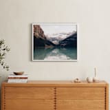 "Reflections in the Blue" - Art Print in Lake Blue by 1885 Atelier - In a Room