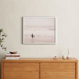 "Tranquil Surf" - Art Print in Blush by Shannon Howard - In a Room