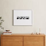 "Photo Strip: Landscape Framed Photo" - Framed Photo in White by Minted - In a Room