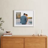 "The Big Picture: Valentine's Framed Photo" - Framed Photo in White by Minted - In a Room