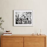 "The Big Picture: Father's Day Framed Photo" - Framed Photo in White by Minted - In a Room