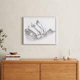 "Sydney Opera House" - Art Print in Slate by Paul Berthelot - In a Room