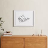 "Sydney Opera House" - Art Print in Slate by Paul Berthelot - In a Room