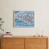 "New Tide" - Art Print in Sunrise Blue by Denise Wong - In a Room