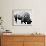 "Living Remnants of the Not-So-Distant Past" - Art Print in Black and White by Shannon Dunlap - In a Room
