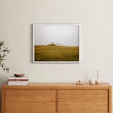"Shelter" - Art Print in White by Monica Gussow - In a Room