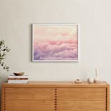"Cloudscape" - Art Print in Taffy by Rebecca Rueth - In a Room