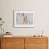 "Tall Grass" - Art Print in brown, tan, soft pink, by Alexis Arnold - In a Room