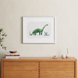 "brave brontosaurus" - Art Print in Leaf by Kayla King - In a Room