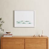"Last summer" - Art Print in la mer blue by Lulaloo - In a Room