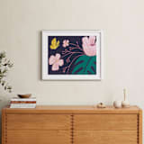 "Evening Blooms 2" - Art Print in Violet by Haley Warner - In a Room