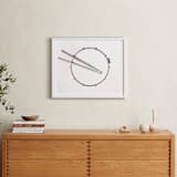 "Drummer" - Art Print in black and white by Marker Girl - In a Room