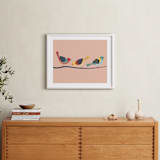 "Out on a Limb" - Art Print in Sunset by Wild Lily Designs - In a Room