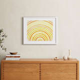 "In The Morning Sun" - Art Print in Yellows by Alex Isaacs Designs - In a Room
