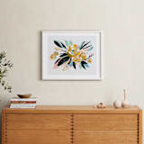 "Wildling" - Art Print in Daffodil Yellow by Kayla King - In a Room