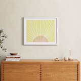 "Pastel Sunrise" - Art Print in Sunshine by Kerry Doyle - In a Room