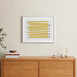 "Make Your Mark art print" - Art Print in Yellow by Sarah Cohn - In a Room