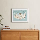 "Adventurer's Guide" - Art Print in Blue by Hannah Williams - In a Room