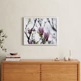 "Sugar Magnolia" - Art Print in Magnolia Pink by Karen Kaul - In a Room