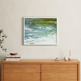 "Roil" - Art Print in aqua by Courtney Crane - In a Room