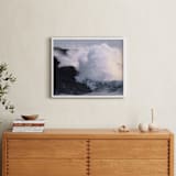 "Pacific Surge" - Art Print in Steel Blue by Courtney Crane - In a Room