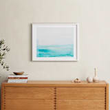 "Seafront" - Art Print in Sea Blue by Itsy Belle Studio - In a Room