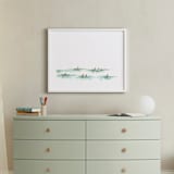 "Last summer" - Art Print in la mer blue by Lulaloo - In a Room