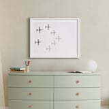 "Fly This Way" - Art Print in Smoky Grey by Heather Marie - In a Room