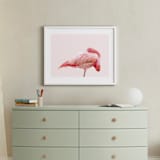 "PINK 3" - Art Print in Elegant Pink by Rega - In a Room