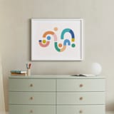 "Whatever path you choose make sure it's an interesting one" - Art Print in Jade Green by Pippa Shaw - In a Room
