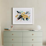 "Wildling" - Art Print in Daffodil Yellow by Kayla King - In a Room