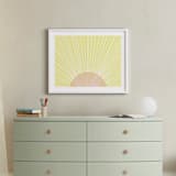 "Pastel Sunrise" - Art Print in Sunshine by Kerry Doyle - In a Room