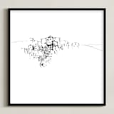 "The Sassi" - Art Print in Sassi Black by Amy Toneys - Framed