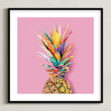 "Pineapple Crown" - Art Print in Vibe by EttaVee - Framed