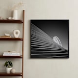 "Stripped" - Art Print in Black & white by Angie McMonigal - In a Room