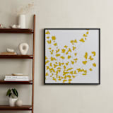 "Forsythia" - Art Print in Mustard by Vanessa Wyler - In a Room