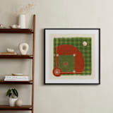 "Dinger 2 Diamond in the Rough" - Art Print in Clay by Kamala Nahas - In a Room