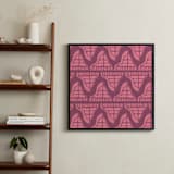 "Dwell" - Art Print in Dusty Pink by Christine Llewellyn - In a Room