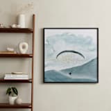 "Through the sky 1" - Art Print in sky blue by Lulaloo - In a Room