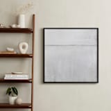 "Wintery Landscape" - Art Print in Winter White by Leanne Friedberg - In a Room
