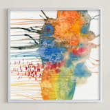 "Weeds" - Art Print in Organic by Kim Colthurst Johnson - Framed