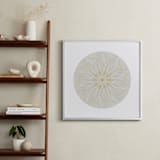 "Planet no.4 Dream on a Star" - Art Print in Silver Gold by Jan Shepherd - In a Room