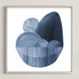 "Precipice 2" - Art Print in Deep Sea by Olivia Raufman - Framed