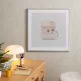 "click click" - Art Print in Light Grey by Alicia Abla - In a Room