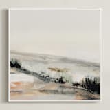 "Miles" - Art Print in Sage by Mande Calhoun - Framed Canvas