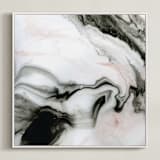 "Ethereal Marble" - Art Print in Dusted by Melanie Severin - Framed Canvas