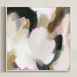 "Lush Composition" - Art Print in Deep Forest by Melanie Severin - Framed Canvas