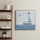 "Sea Friends 3" - Art Print in Sea by Teju Reval - In a Room