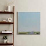 "Kansas Morning" - Art Print in Mint by Catherine Freshley - In a Room