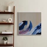 "We Will Move II" - Art Print in Navy Blue by Candace Rae Art - In a Room
